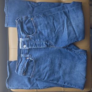 Levi's Wedgie Straight Medium Dark Wash High Waisted Jeans Size 27